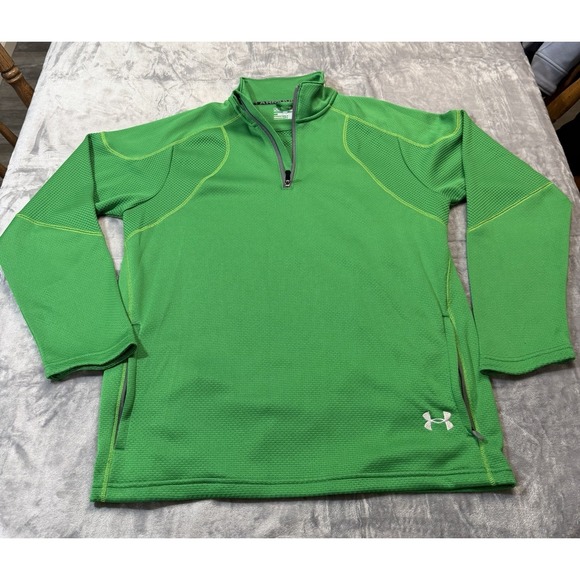 Under Armour Other - Under Armour Green Mens All Season Gear Performance 1/4 Zip Pullover Men's Large